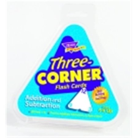 TREND ENTERPRISES Trend Enterprises Three Corner Addition And Subtraction Double Sided Triangle Flash Card; Set - 46 263453